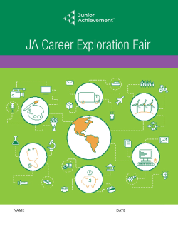 JA Career Exploration Fair cover